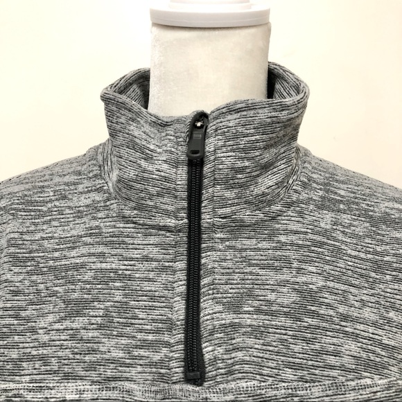 TEK GEAR Gray Pull Over Fleece Jacket - Picture 3 of 6